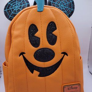 Loungefly Mickey Mouse Jack-O-Lantern Backpack